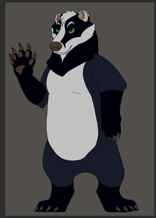 Rourth's tweet photo. Me as Borsucz xD https://t.co/bunmcxsMgx