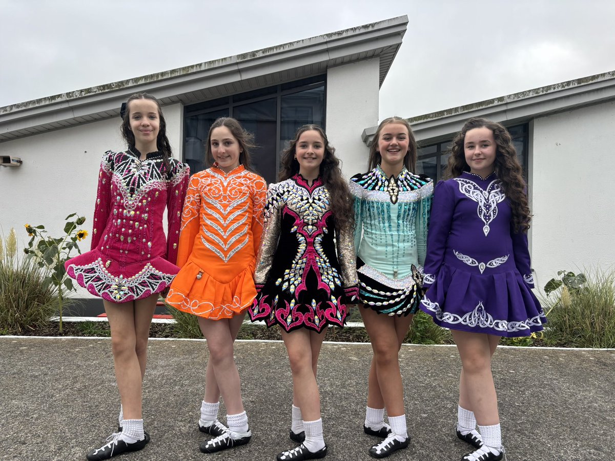 Just a few of our talented 1st year students who showcased their Irish dancing skills for our Polish visitors today <a href="/Colaistebride/">Coláiste Bríde D22</a> Maith sibh!