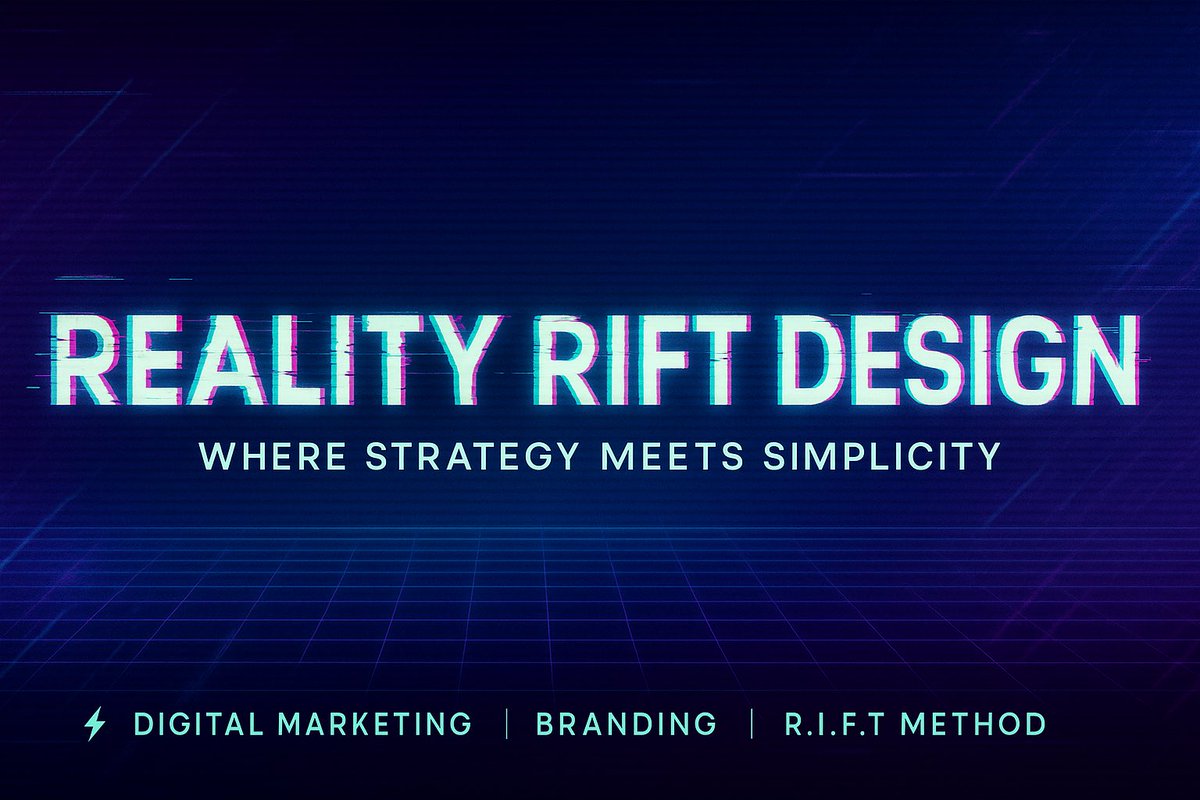 Reality_Rift_'s tweet image. Most brands fail not because of bad design —
but because of neural mismatch.