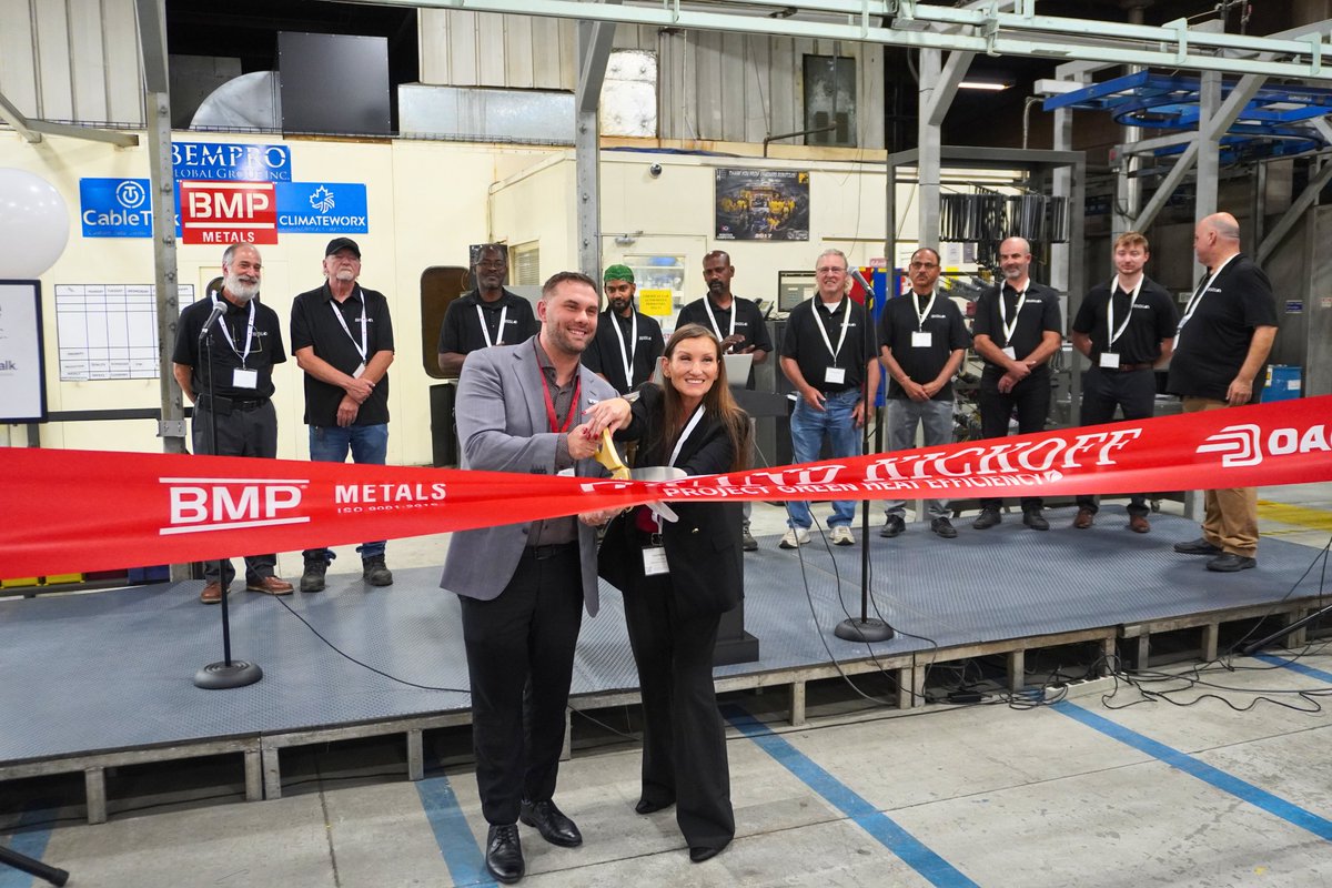At BMP Metals, innovation is how we build.

Project Green Heat Efficiency launched this week, upgrading our paint line with energy-saving systems. Together with <a href="/DAIR_Hub/">DAIR Hub</a>, we reduced emissions, cut natural gas use, and made the floor more comfortable for our team

#Sustainability