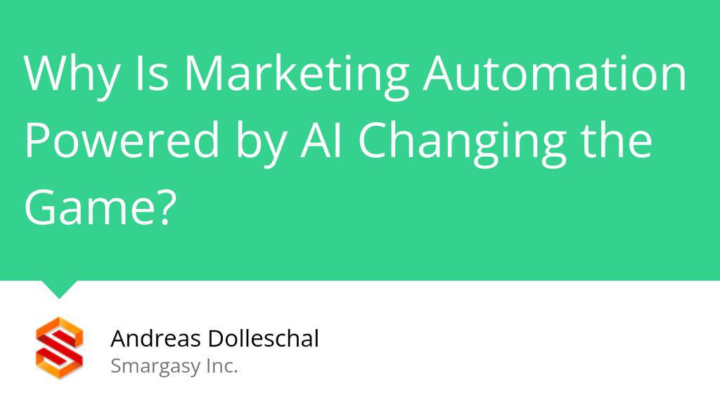 Ghkar's tweet image. &quot;Why settle for guesswork when AI-powered marketing automation can analyze data, predict trends, and personalize campaigns automatically?&quot; jo.my/1t3hty5

#RepetitiveTasks #MakeInformedAdjustments #CaseStudiesIllustrate