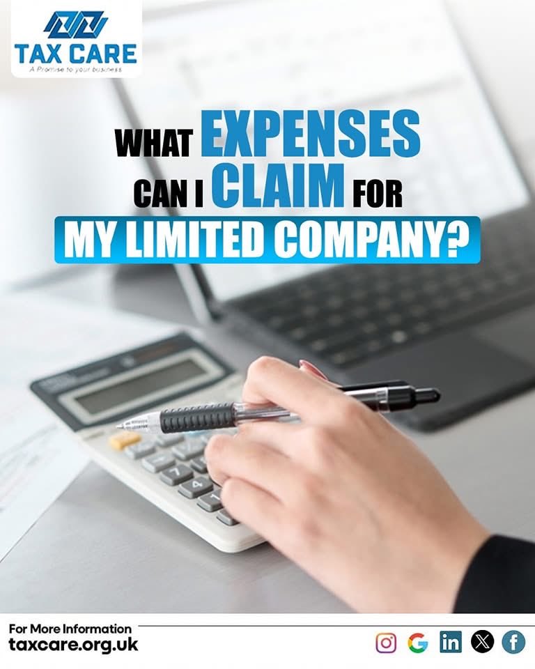 Maximise your company’s tax efficiency, know which expenses are deductible and keep more of your profits. Tax Care Accountants are here to help you stay compliant and save smart

🌐 taxcare.org.uk/what-expenses-…

For more information⬇
Visit us: taxcare.org.uk/gs