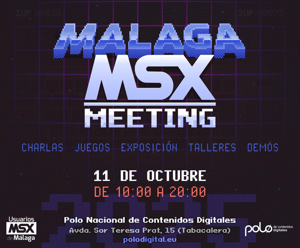Tomorrow!
Málaga MSX Meeting 2025.