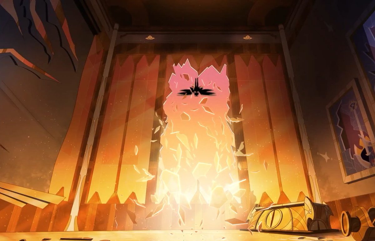 The pose... she's like a fallen angel here... Cursed vibes... 
#HazbinHotel #Gravity #HazbinHotelLute