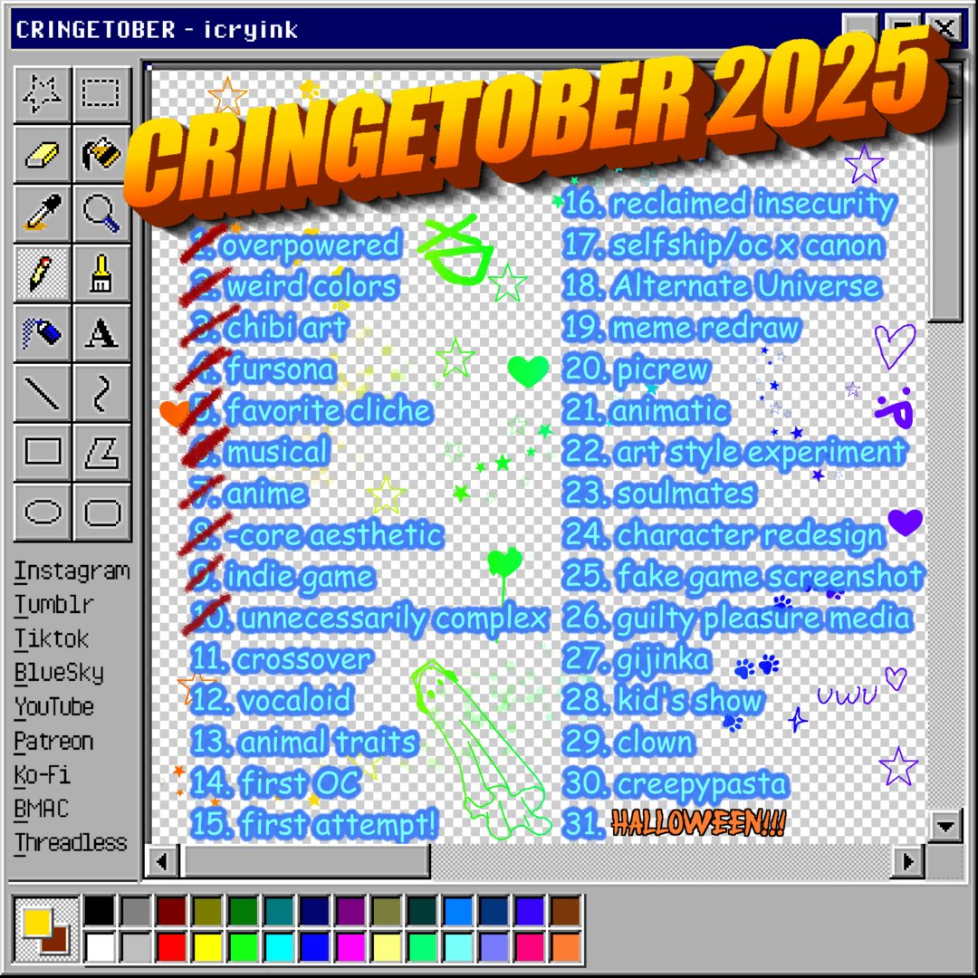 I didn't know what to do for today's theme, so I did a deep dive on my character with silly details 🤪
Cringetober day 10: Unnecessarily complex
#cringetober #cringetober2025 #cringetoberday10