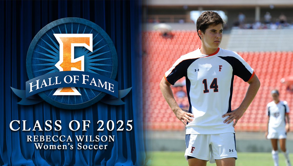 One of the best to ever don the Titans uniform!

Join us on Nov. 6 at the Embassy Suites in Brea as Rebecca Wilson is officially inducted into the Cal State Fullerton Athletics Hall of Fame.

fullertontitans.com/news/2025/10/1…

#TusksUp
