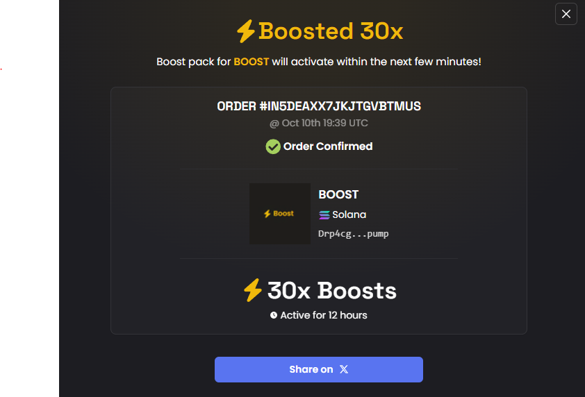 wrldrecordboost's tweet photo. Another 50x boost done!

we are at 1090x boost rn on dex screener!

Number 5 on dex! https://t.co/J4Xf25Xryw