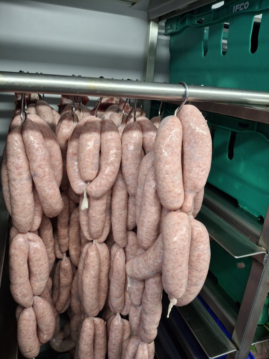 Thick plain pork . Proper handmade sausages   <a href="/WestNorthants/">West Northamptonshire Council</a> <a href="/MadeInNorthants/">Made In Northamptonshire</a> <a href="/NorthamptonCo/">The Northampton Cheese Company #SBS WINNER</a> <a href="/friarsfarm1/">friars farm #SBS Winner</a>