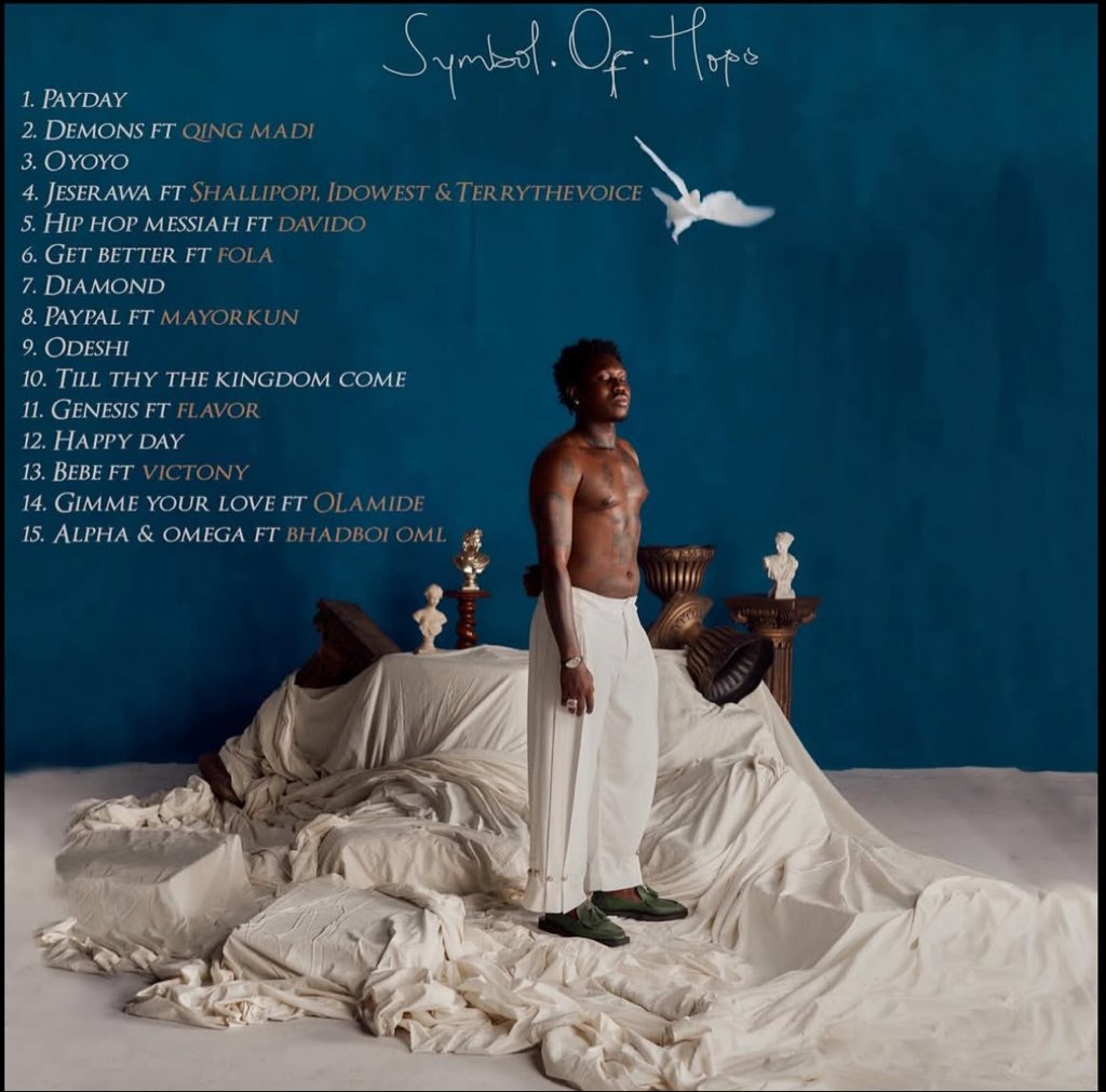 hypetribeng's tweet image. 🚨Zlatan Unveils tracklist for his album “Symbol of Hope,” featuring
Davido, Olamide, Shallipopi, Fola, Mayorkun, Flavour, Victony, Bhadboi Oml, Qing Madi, Idowest, Terrythevoice,
OUT NEXT FRIDAY!