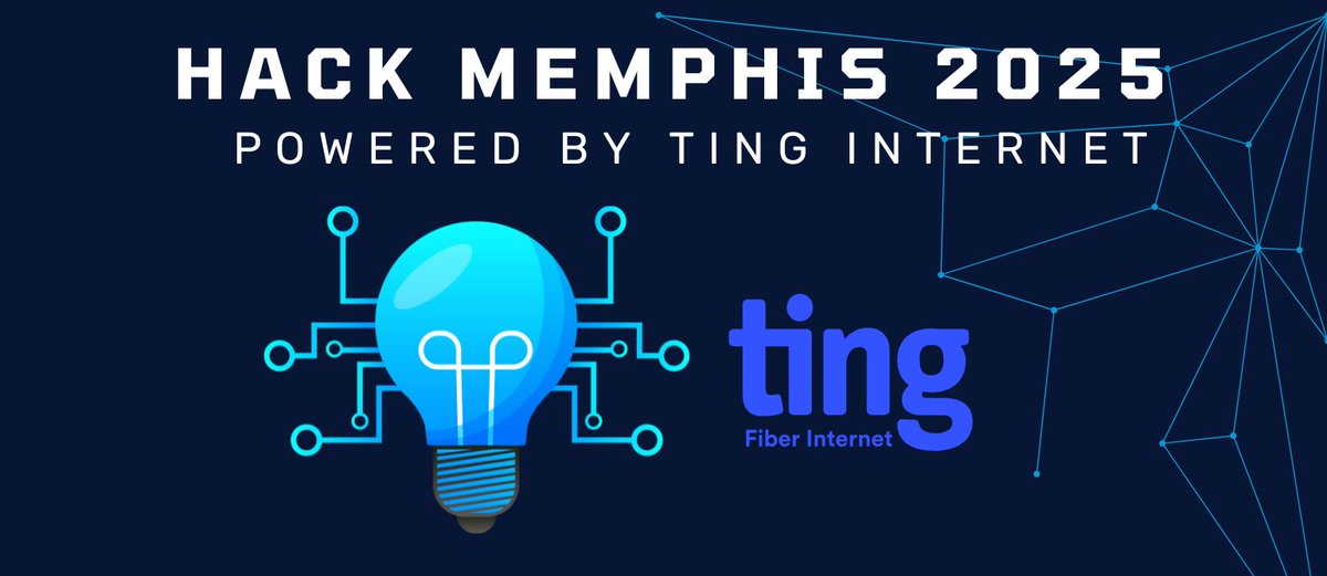 📢📢📢Huge Hackathon news: Thanks to our generous sponsor <a href="/TingInternet/">Ting Internet</a>, 1 grand prize team will win $2,000 and 3 teams will each win $1,000! Don’t miss your chance to be part of the solution on Nov 7-9. Register for the Hackathon today: hackmemphis.com