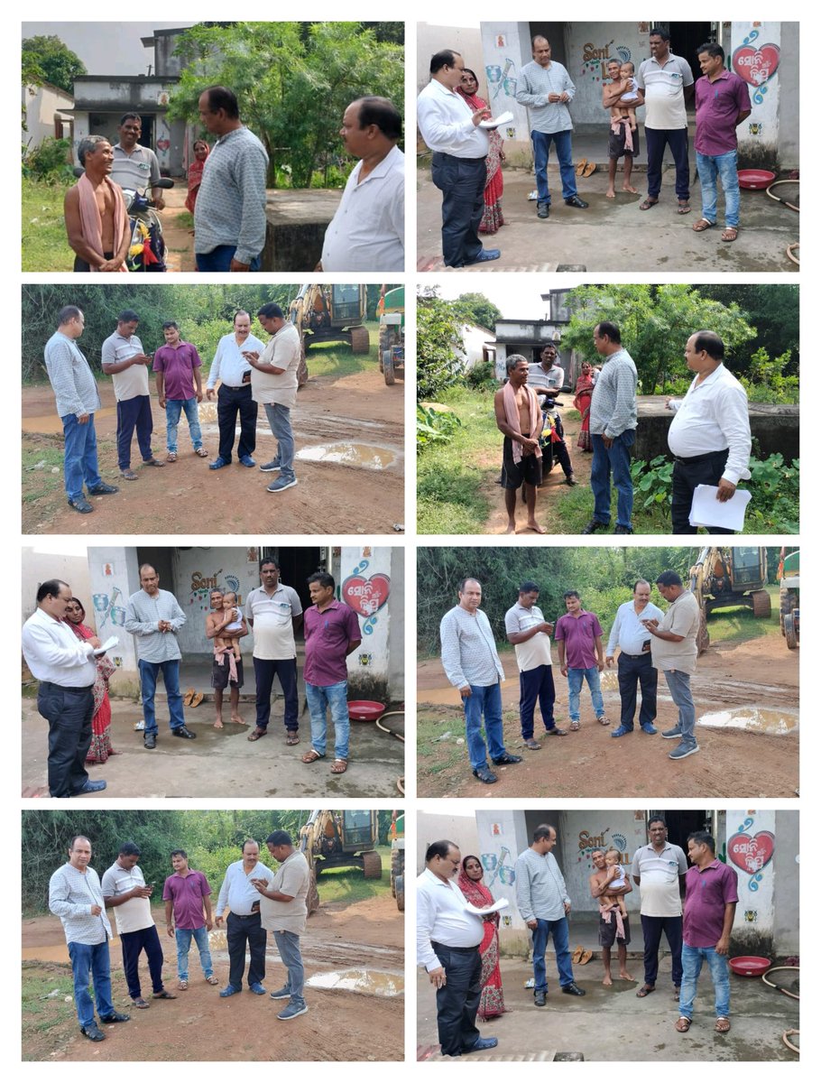 Field Verification have made for eligibility criteria of #citizen #application to avail #IHHL on #SBM-G Phase-II and held awareness on #SARAPANCH #SAMVAAD #mobile app in different locations of Athagarh by DSCs and Team #DWSM, #ZP #Cuttack.
<a href="/PRDeptOdisha/">Panchayati Raj and Drinking Water Department</a> @SwachhBharat <a href="/CuttackDM/">DM Cuttack</a>