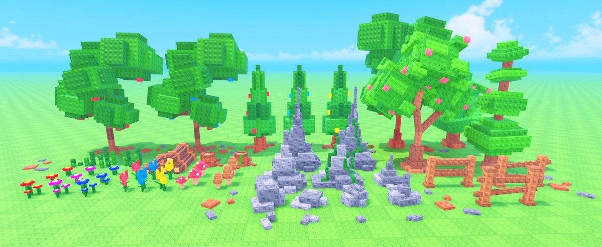 notdevreq's tweet image. 🎁Upcoming Stud Pack for ANY trend game!

🌍Will Include:
 - Forest Themed Assets [✅]
 - Desert Themed Assets [✅]
 - Winter Themed Assets [✅]
+ More..

📩Interested? DM @notdevreq (Discord)

#ROBLOX #RobloxDev