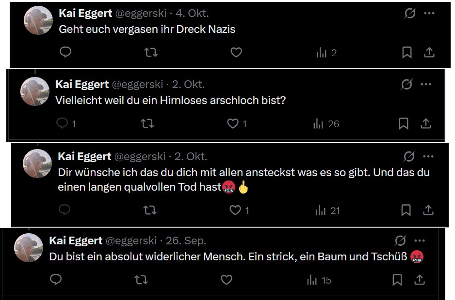speerphoenix's tweet photo. @eggerski @FrauXausNRW @diemitdemR Hey Kai  - Menschen zu wünschen dass sie sich das Leben nehmen würde ich nicht als "diskutieren" bezeichen.

Liebe Frau X: Wie alt ist die dich ghostende Freundin deiner Tochter mit der vielen Negativität denn nun wenn 8 "gelogen" ist? Schon 9? Oder gar zweistellig?

LG 🎤 https://t.co/igZp9U2vC3