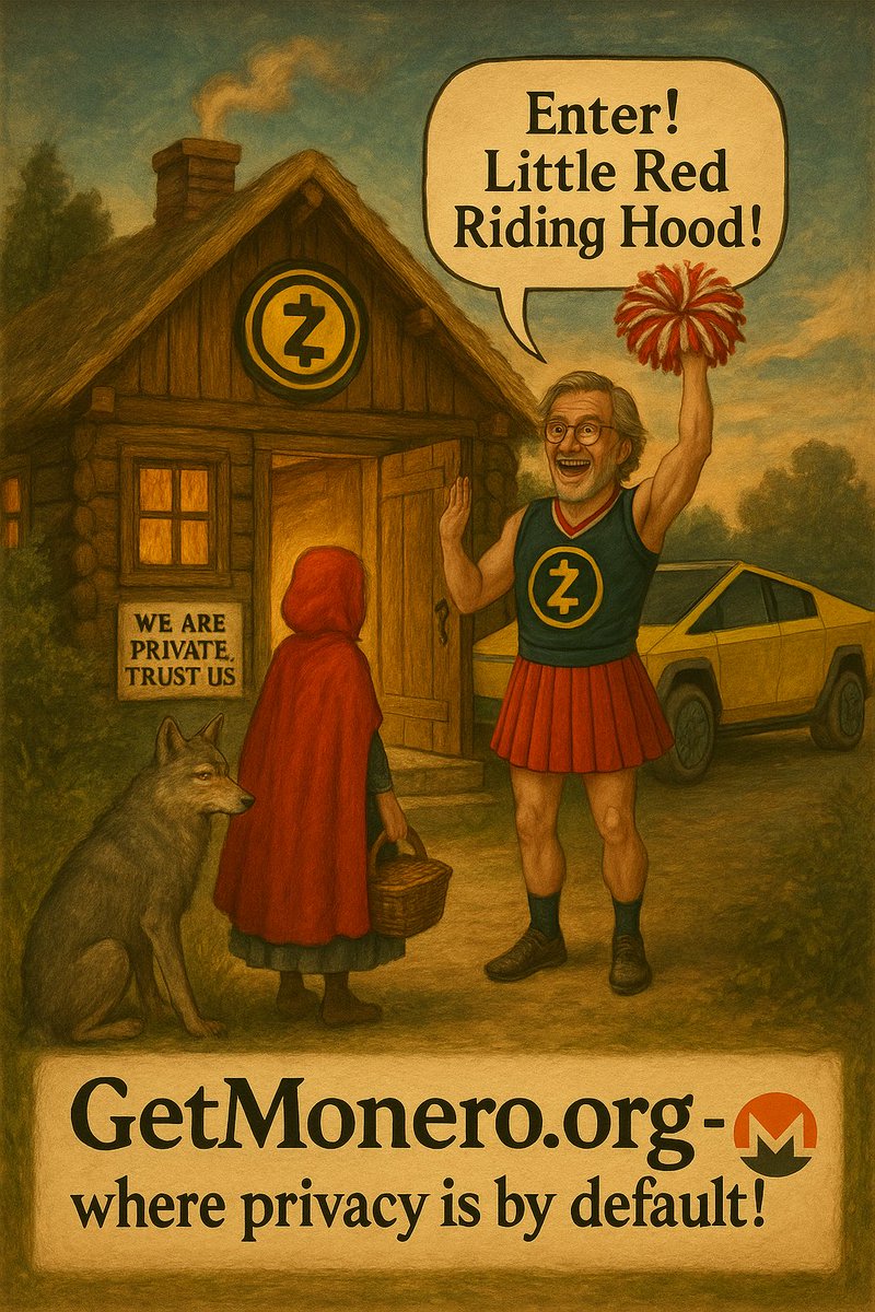 The Zcash pump is selling a dream of privacy, but here’s the wake-up call:
 Research shows limited anonymity sets &amp; linkable shielded transactions.
 Wallets &amp; exchanges still leak metadata.
 “Privacy by default” is just a slogan, not a fact.

Meanwhile, Monero has proven on-chain