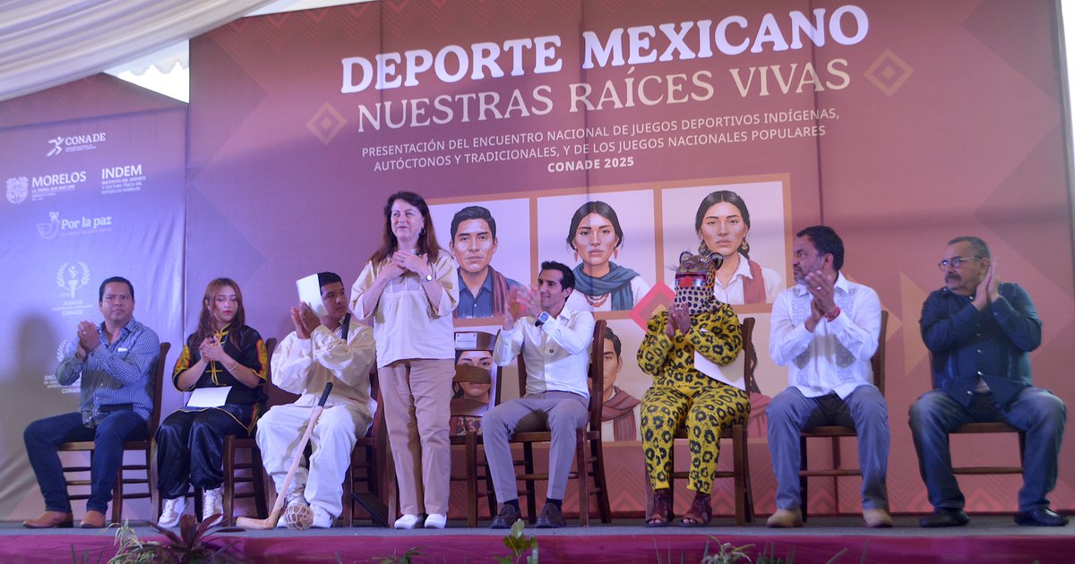 drdumm's tweet image. camarainformativa.com Este jueves se realizó la presentación de tres eventos que se llevaran a cabo en  Morelos.
El Encuentro Nacional de Juegos y Deportes Autóctonos y Tradicionales 2025, Encuentro Nacional Deportivo Indígena 2025 y los Juegos Nacionales Populares 2025.