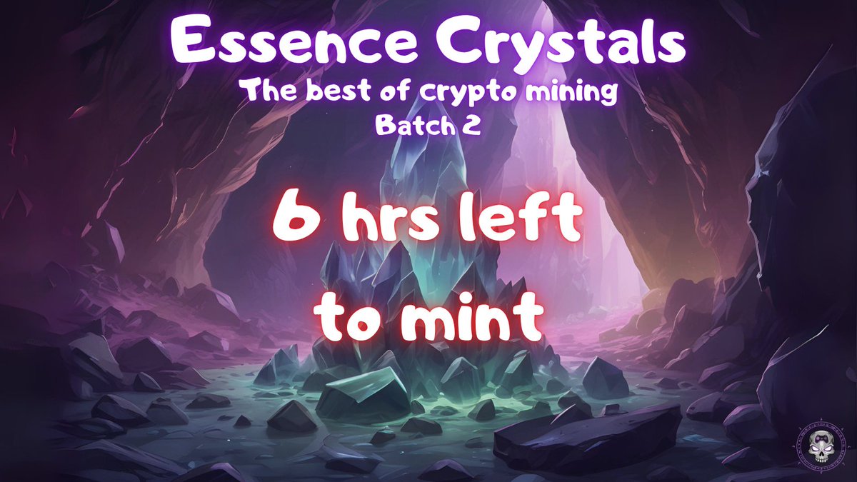 📢Last call: Essence Crystals mint ends in 6 hours

Mint now or regret it forever.

Batch 1 holders are already earning ~35% APR.

DYOR and see why this a nobrainer must have asset on #Cardano 

Fade it if you do not like real, meaningful payouts: mints.yepple.io/essence