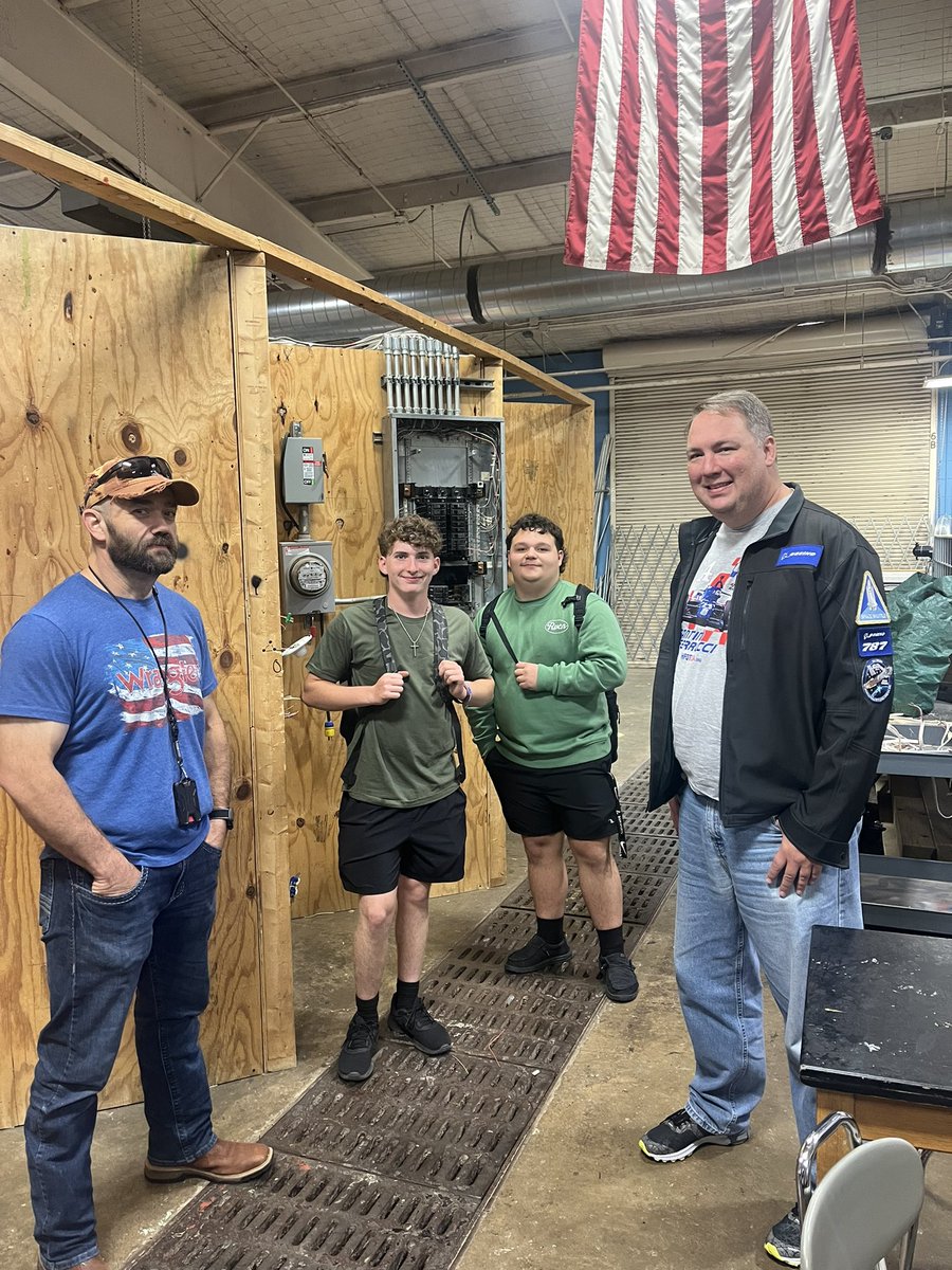 Thank you to Will Judd RHS Alumni &amp; HOF Inductee for stopping by RATC and visiting with students and staff.  Your example is out of this world!  <a href="/russellind/">Russell Independent</a> <a href="/NASAArtemis/">NASA Artemis</a>