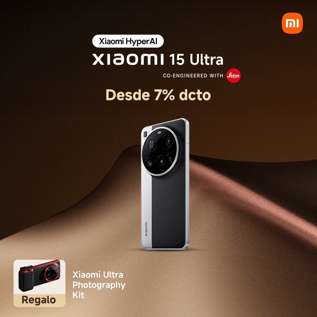 XiaomiChile's tweet photo. ✨ ¡#SmartDays llegó con todo! ✨
Prepárate para vivir la experiencia #Xiaomi al máximo con ofertas imperdibles en tus productos favoritos.
Y además... ¡participa en sorteos exclusivos solo por comprar durante el #Cyber! 🎁💥
👉 Descubre todas las promociones aquí: https://t.co/V42hEuX2hW