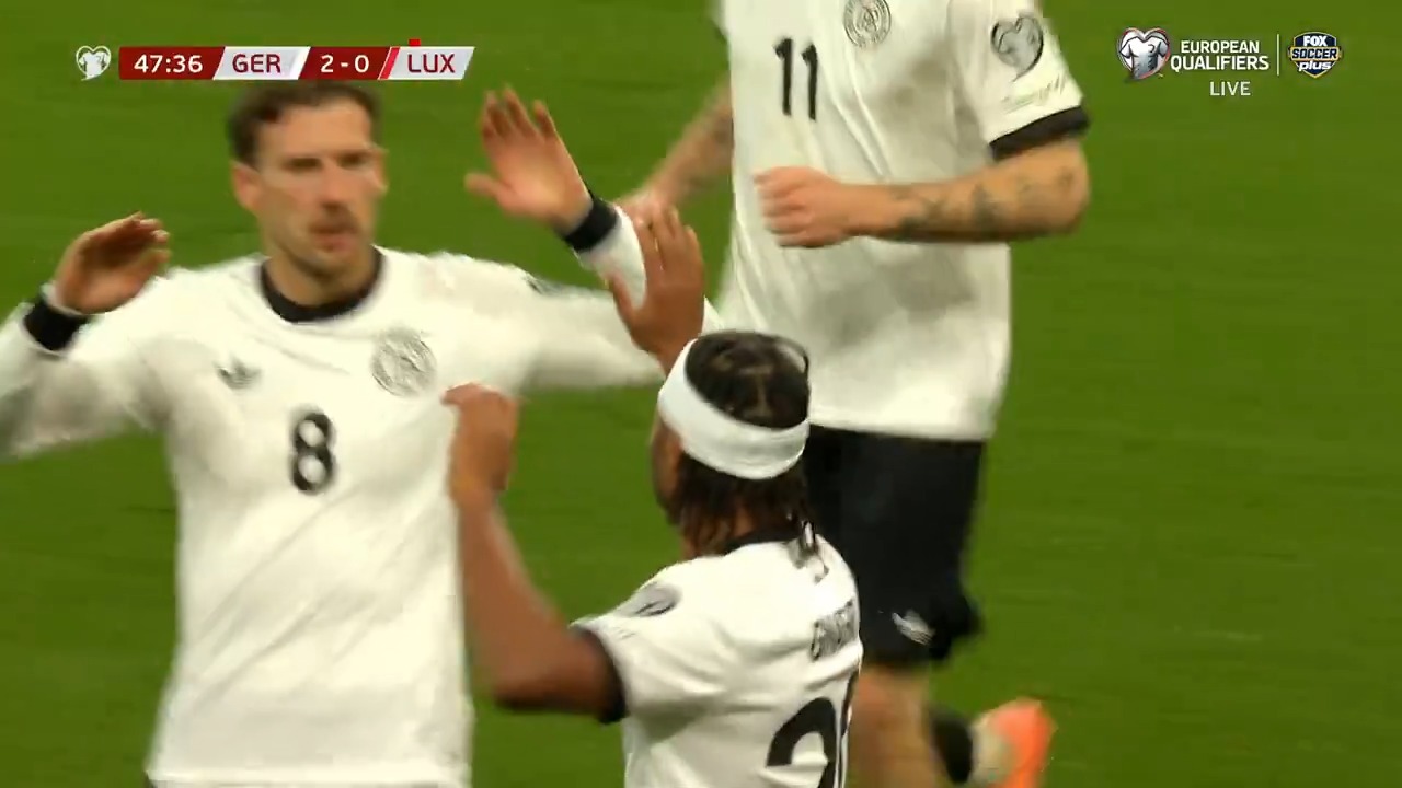 A HOT start to the second half for Germany thanks to Serge Gnabry 🇩🇪