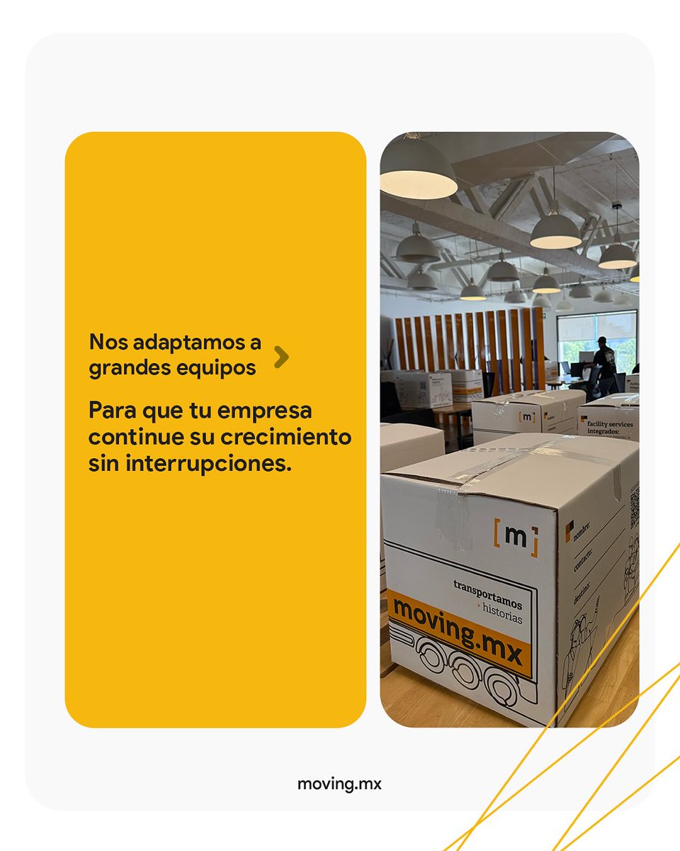 mxmoving's tweet photo. 🚀 Cuando tu empresa crece, cada minuto cuenta.

Con Moving MX, tu reubicación corporativa es ágil, segura y sin interrupciones.

👉 Pide tu cotización hoy y reubica tu empresa sin .📲: +52 55 5414 0632

#ReubicaciónCorporativa #CrecimientoEmpresarial https://t.co/2V1zhl0kaC