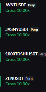 cryptonoobies's tweet photo. I think it's a fkn good choice to long all this coin now
unless Trump say otherwise

$AVNT $JASMY $TOSHI $ZEN https://t.co/ZakLwXvdwj