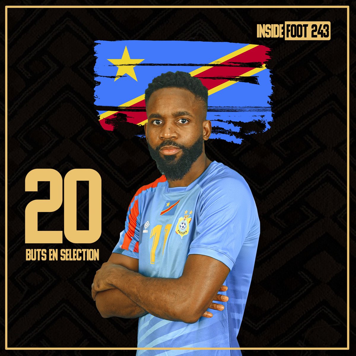 Inside_foot243's tweet photo. ℹ️ Cédric Bakambu se rapproche de Mbokani !
Buteur cet après-midi face au Togo (0-1), l’attaquant du Real Betis compte désormais 20 buts avec les Léopards.
Il n’est plus qu’à 2 unités de Dieumerci Mbokani, recordman du nombre de buts marqués en sélection (22 buts).
#TOGRDC https://t.co/dObiydKKOl