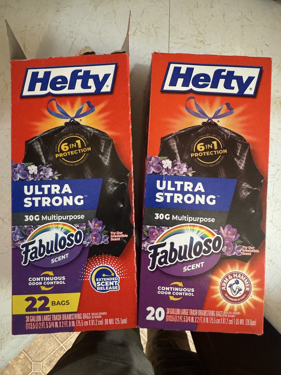 Shrinkflation is alive and well. Didn’t notice it in the store since the box is still the exact same size, just noticed when I went to throw the old box out 

<a href="/Hefty/">Hefty</a>