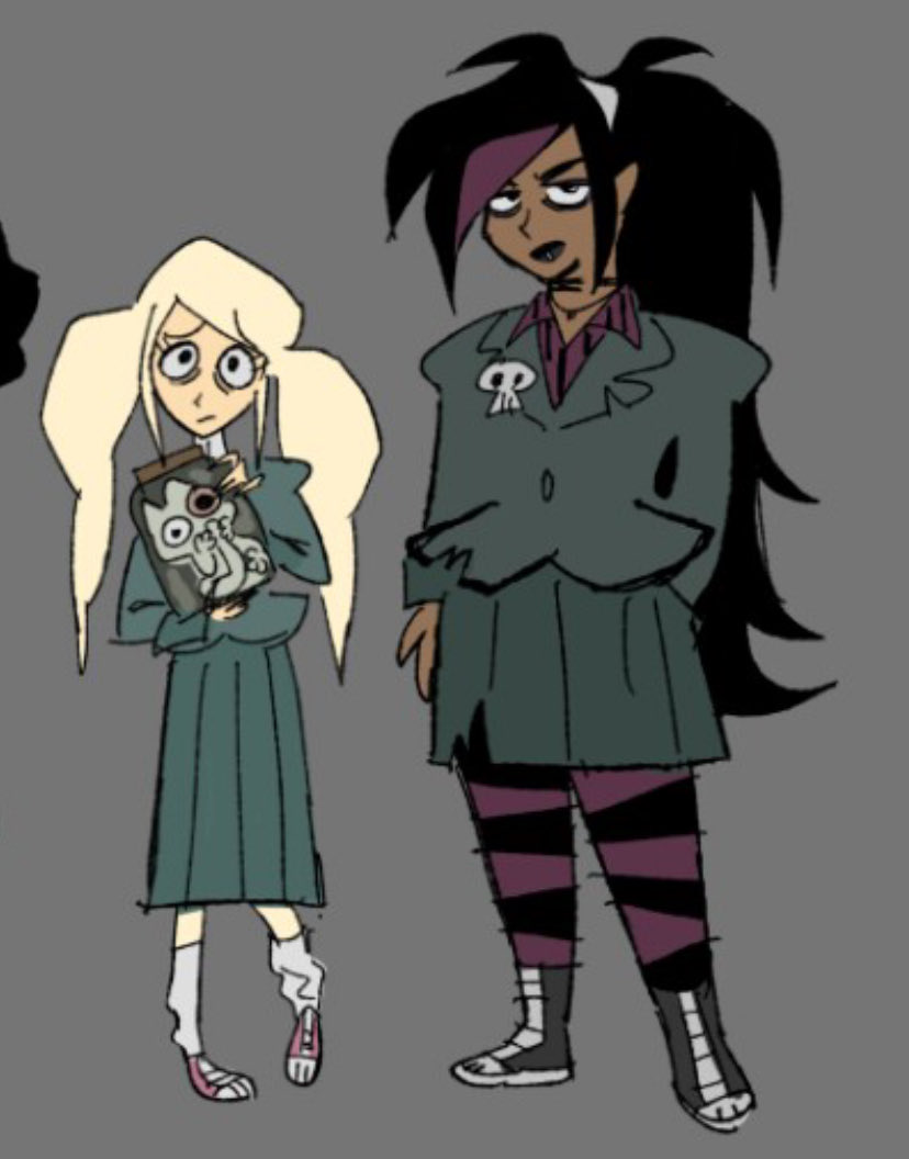 omgomarishe's tweet photo. Oh yeah give me the blonde and her emo/goth girlfriend https://t.co/l6PmA0bzRd