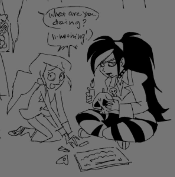 omgomarishe's tweet photo. Oh yeah give me the blonde and her emo/goth girlfriend https://t.co/l6PmA0bzRd