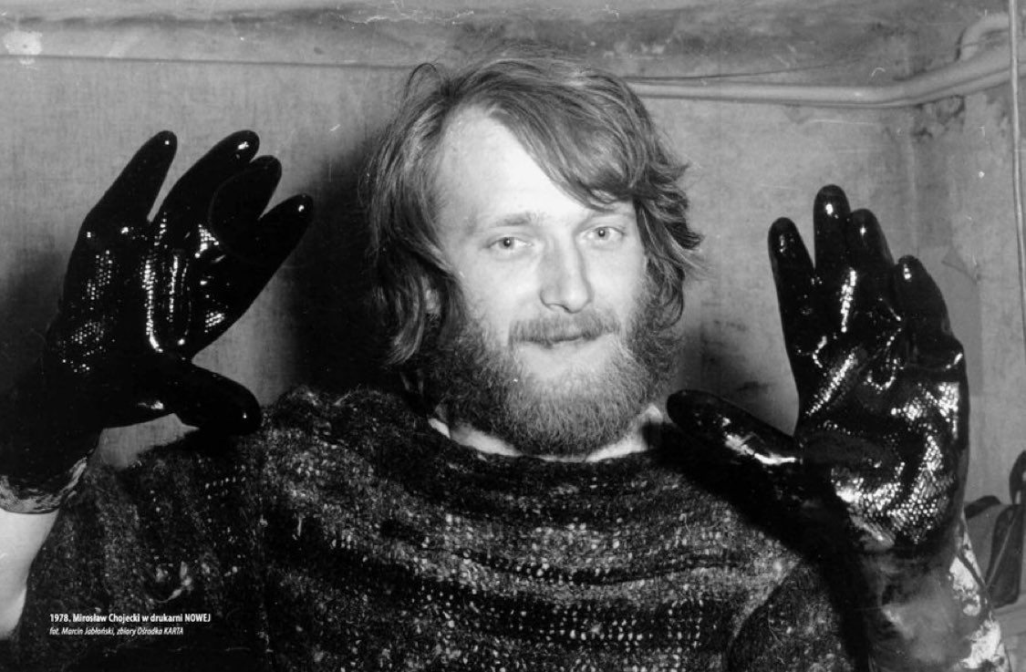 Odszedł Mirosław Chojecki. Kawaler Orderu Orła Białego. Opozycjonista. Na 14 Festiwalu NNW otrzymał Platynowy Opornik. R.I.P. Lubił to zdjęcie, prosił by umieścić je w katalogu festiwalowym…