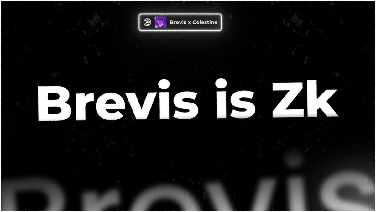 Celes_tine__'s tweet image. – Brevis is a computation layer.

–Brevis enables private onchain logic.

– Brevis connects data across chains.

Never too late to preach @brevis_zk.

zkbrevis

Pass it on