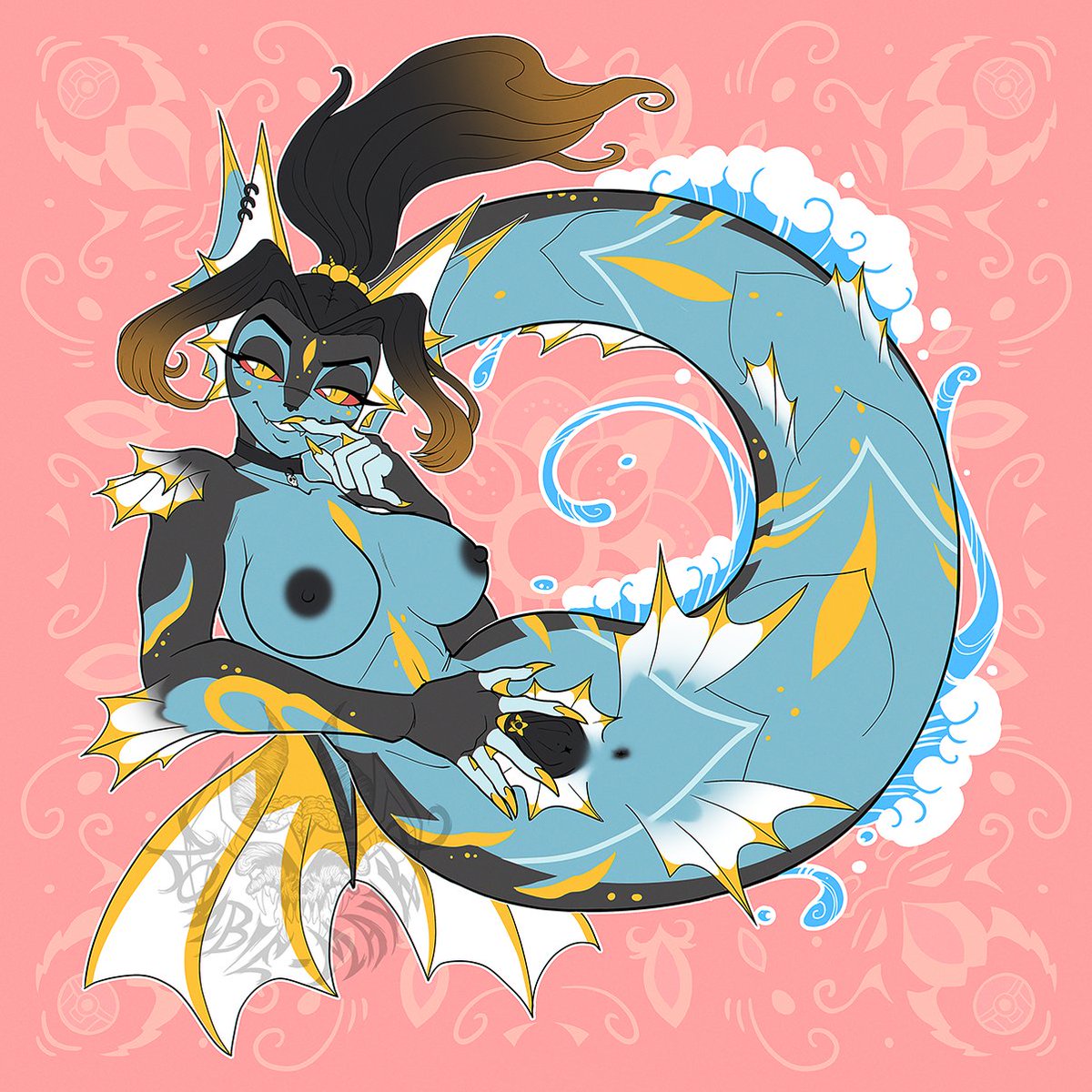 [Public release from: May 10, 2025]
Mermaid YCH c0mm for lavender_dragon on Discord
#Mermay