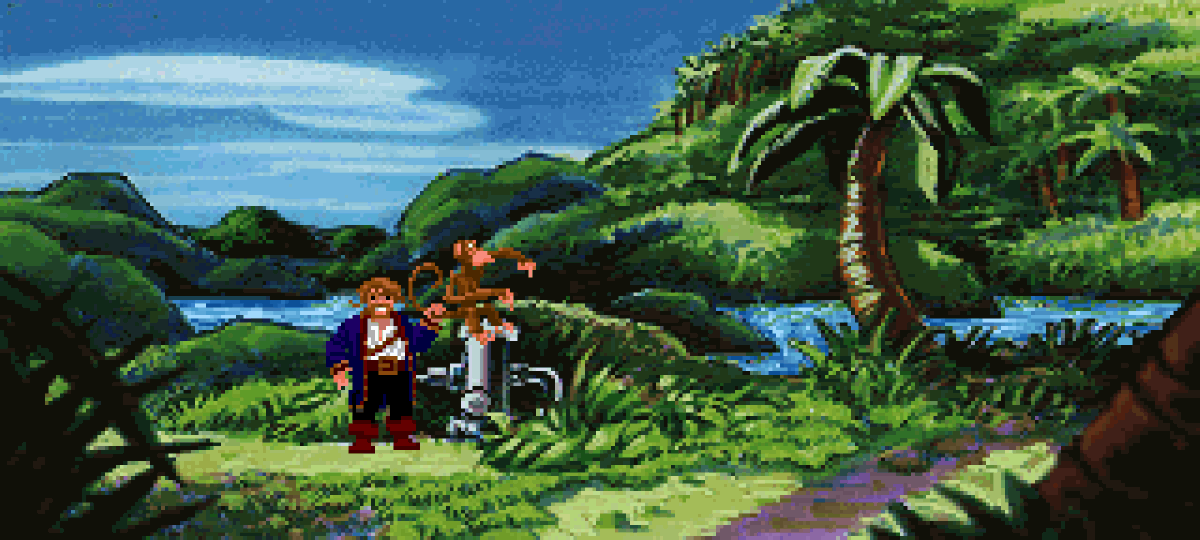 The infamous monkey wrench puzzle in Monkey Island 2: LeChuck’s Revenge.
#MonkeyIsland