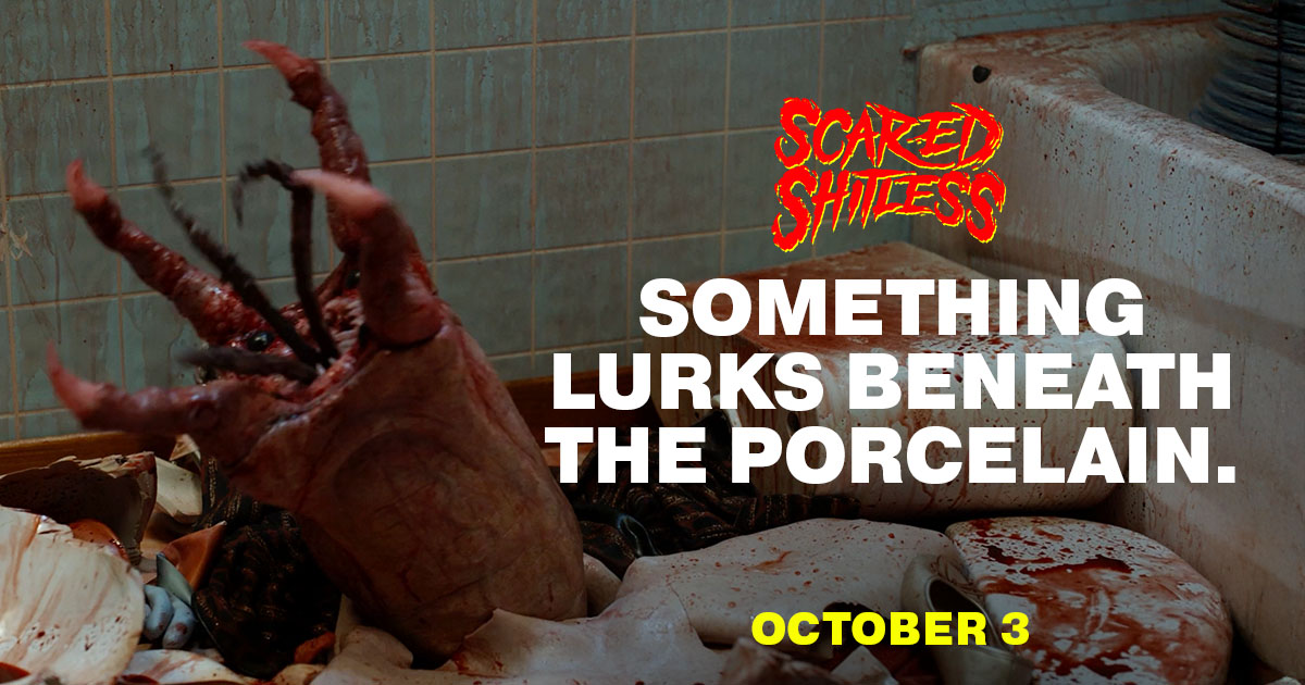 When your worst nightmare is… literally clogging the pipes. 😳🧻

Flush now. Scream later. SCARED SHITLESS - Now Playing 
ow.ly/kNPX50X9QUJ