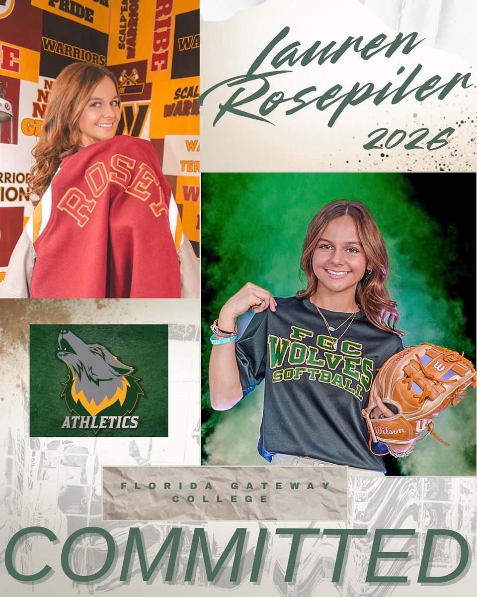 Congratulations Rosey 🥎🐺 <a href="/LaurenRosey8/">Lauren Rosepiler</a>