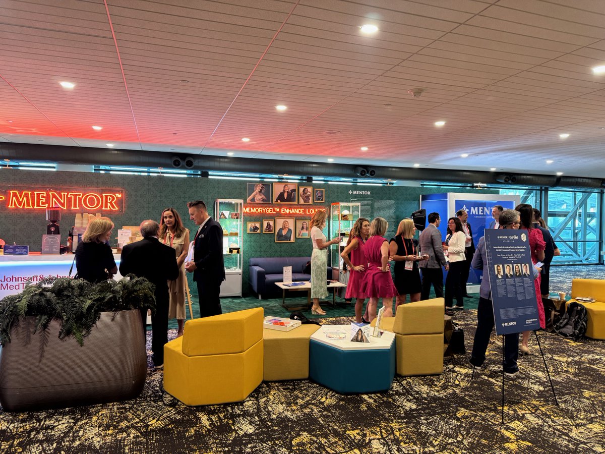Visit_Visual's tweet image. Mentor is making a splash at #PSTM25, which kicked off in New Orleans today. Happy to have supported them on the show floor. Wishing this crew a beautiful show and the breast weekend ever. #breastimplants #memorygel