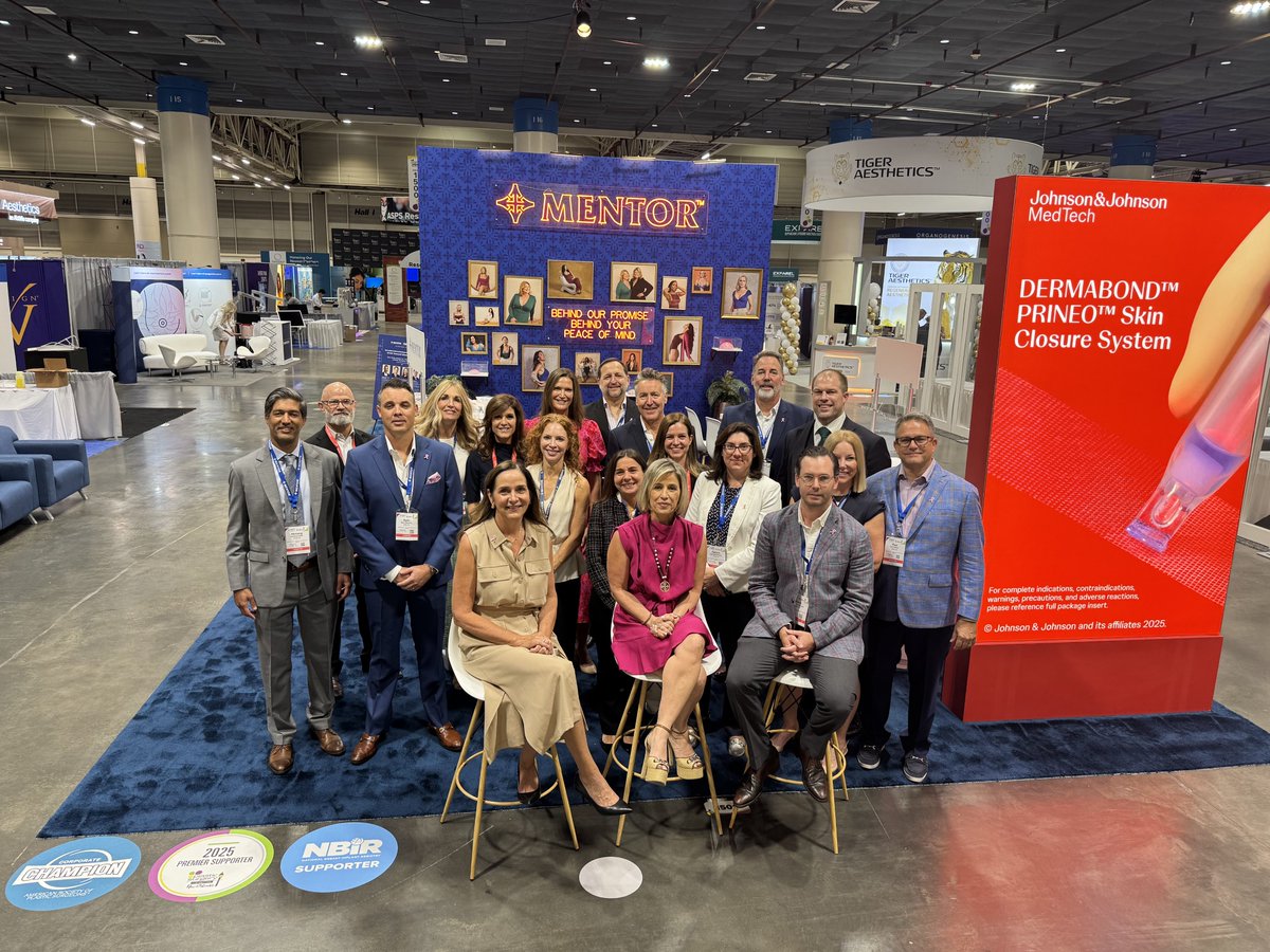 Visit_Visual's tweet image. Mentor is making a splash at #PSTM25, which kicked off in New Orleans today. Happy to have supported them on the show floor. Wishing this crew a beautiful show and the breast weekend ever. #breastimplants #memorygel