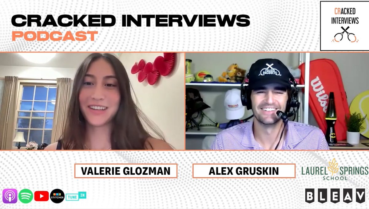 2025 <a href="/ITA_Tennis/">ITA</a> All-American Singles Champion &amp; <a href="/StanfordWTennis/">Stanford Women’s Tennis</a> Sophomore Valerie Glozman joined <a href="/AlGruskin/">Alex Gruskin</a> on the Cracked Interviews Podcast to discuss:

- run to the 2025 All-American title
- reflects on first year at Stanford
- origins of her unique game style 
- goals for