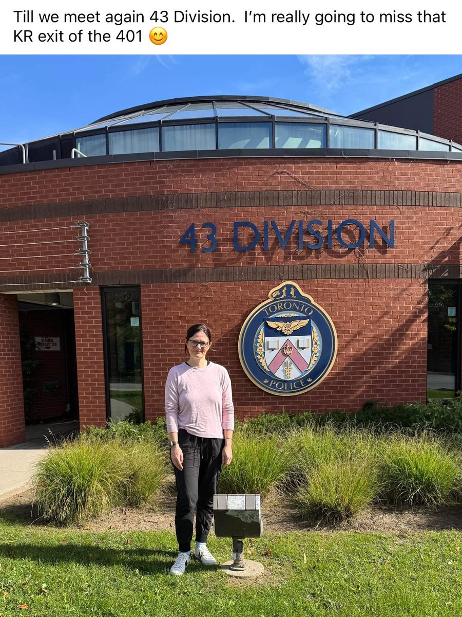 So proud of my wife Julie who’s moving on from <a href="/TPS43Div/">43 Division</a> to live out her dream as a Detective at <a href="/TPSHomicide/">Homicide Squad</a>
