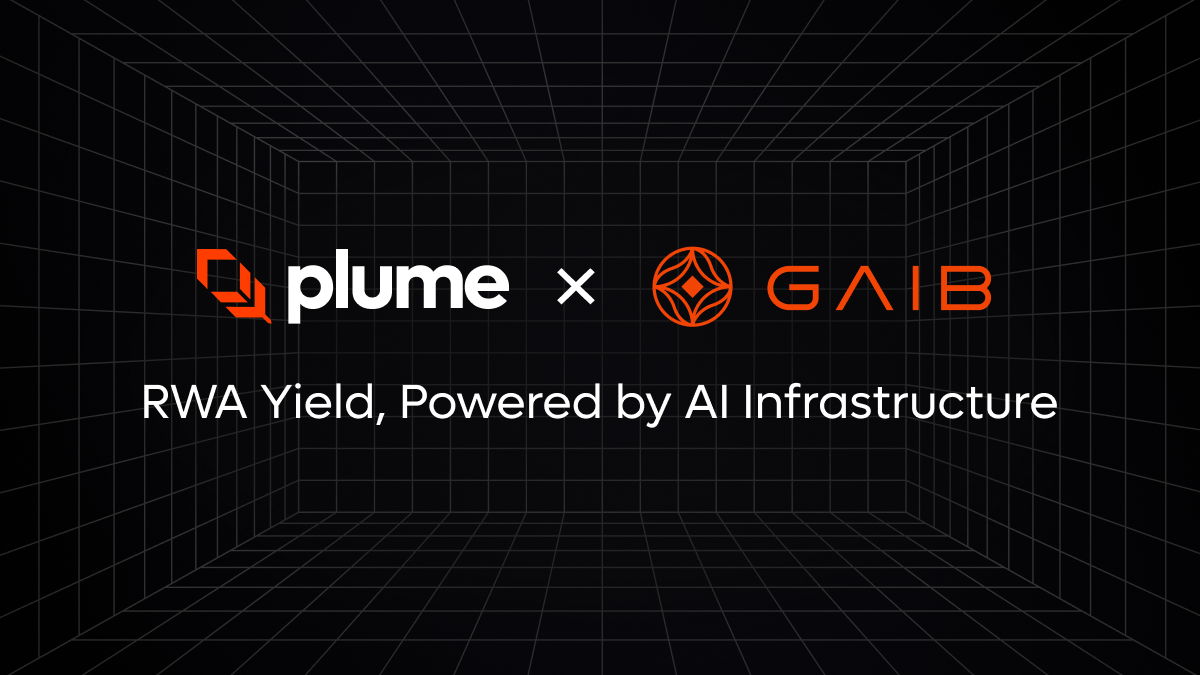 plumenetwork's tweet image. AI economy → RWA yield.
@GAIB_AI will launch their AID and sAID products on Plume, unlocking one of the most powerful real-world yield opportunities in crypto.