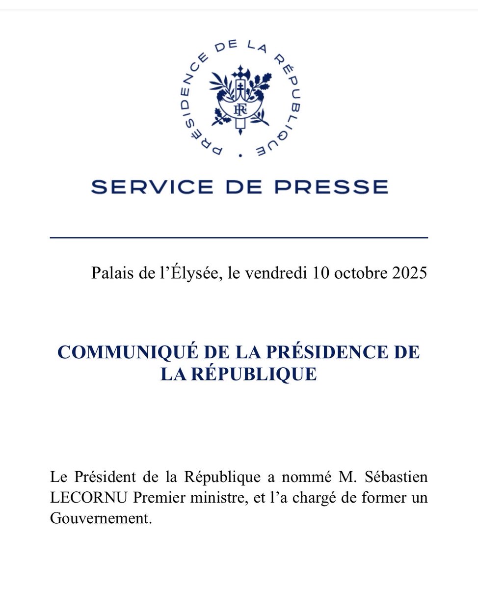 6 octobre 
10 octobre