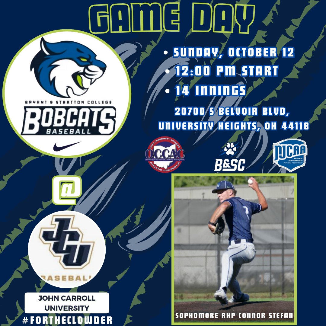 BSC_OHBaseball's tweet image. Aaaaaaaand were back! The Bobbies take the short trip up the road to John Carroll for another fall ball day!
#RollBobbies
#ForTheClowder