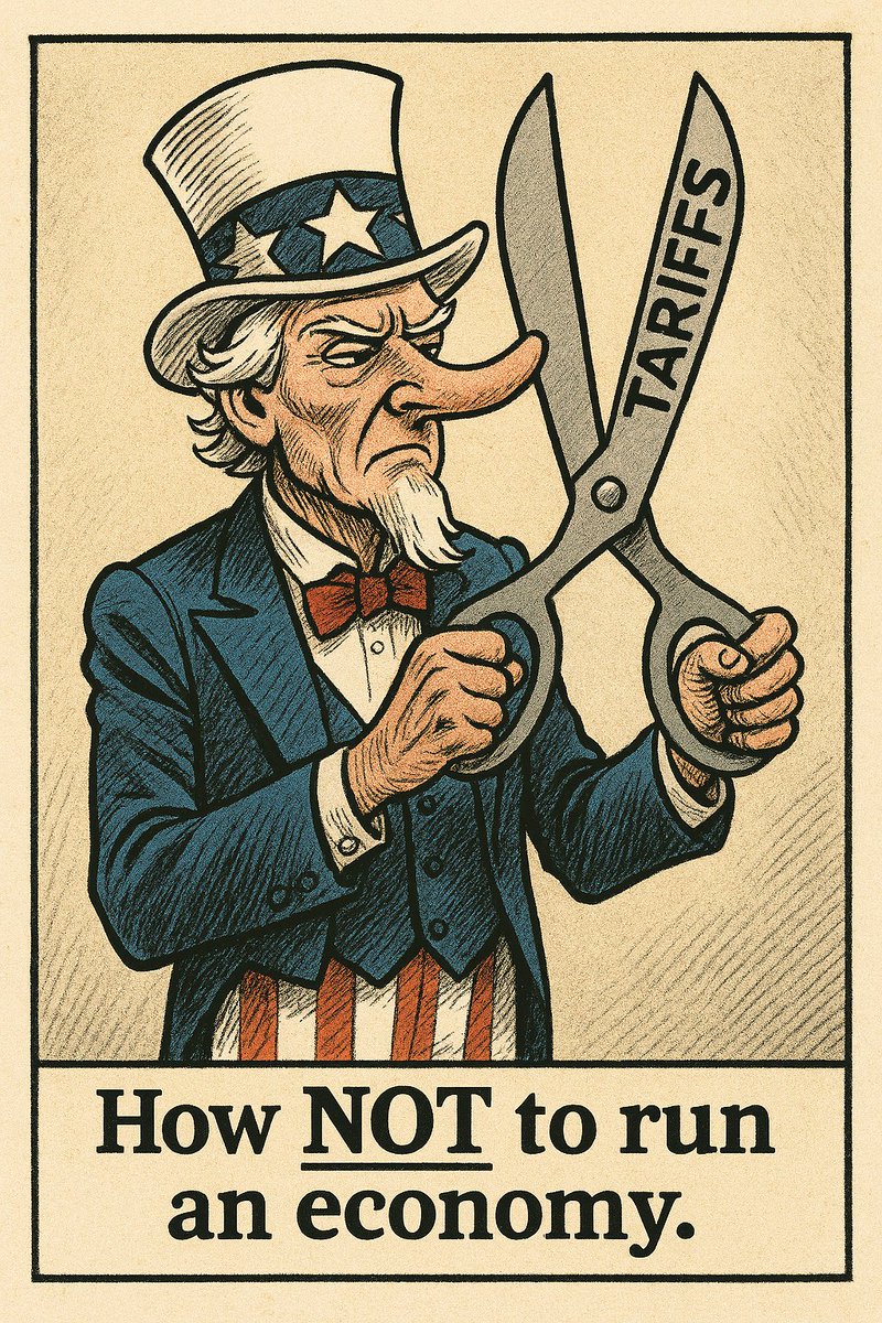 Cmrodier's tweet photo. Don't cut your nose to spite... #liberationday #tariffs #tradewar #economy #jobs https://t.co/HAqSG6Fyer