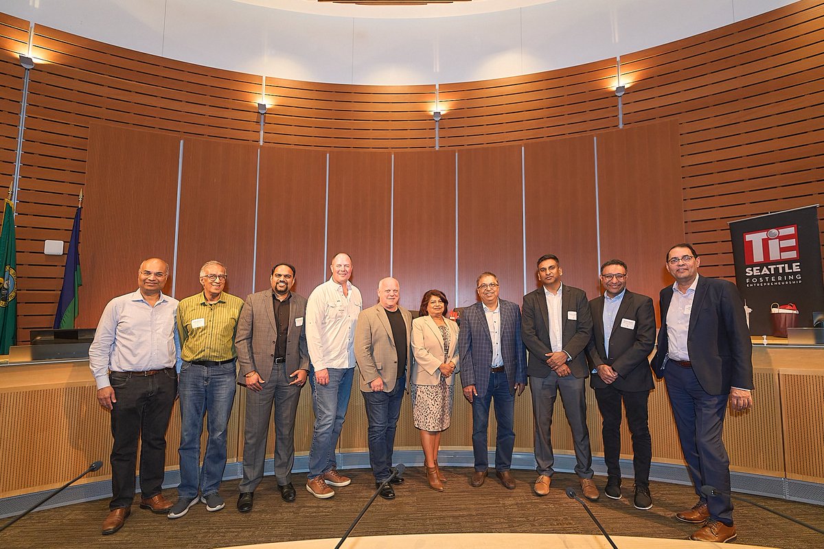 What an incredible discussion at TiE Seattle’s CIO/CDO Panel!
From AI prioritization to data quality &amp; change management — key insights from AndrewClyne, Charu Jain, Naresh Lachmandas &amp; Nathan Kurtz led by Malay Verma.
Thanks to all who joined! 
📸 Pics coming soon