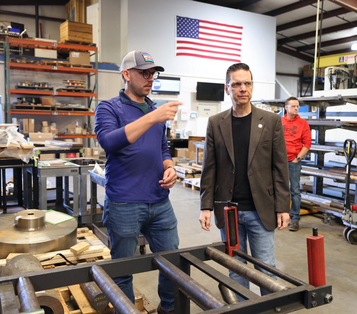 🔧 Proud to highlight Manufacturing Week with a tour of <a href="/P1Industries/">P1 Industries</a> in Schenectady — a company leading the way in advanced manufacturing and engineering innovation right here in our community.

It was great to meet with the team, see their work firsthand, and talk about the