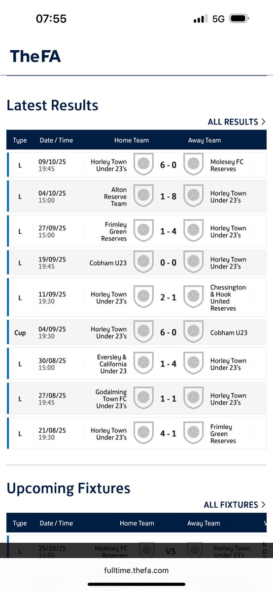 Horley Town FC U23’s tweet media