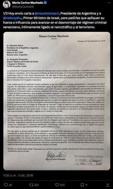 <a href="/CarlosTorresF_/">Carlos Torres</a> El Premio Nobel de la Paz a una agente de la CIA de extrema derecha que aboga por la invasión estadounidense, las sanciones y el cambio de régimen. Marko Rubio y el lobby judío premiaron a Ma Corina Machado.