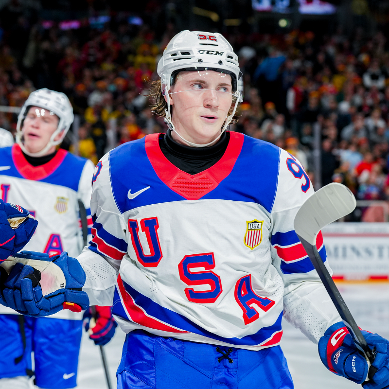 usahockey's tweet photo. "This is where it all started.”

Utah Mammoth forward Logan Cooley returned home to the newly named cfsbank Event Center, the same rink in Belle Vernon, Pennsylvania, where he first fell in love with the game.
