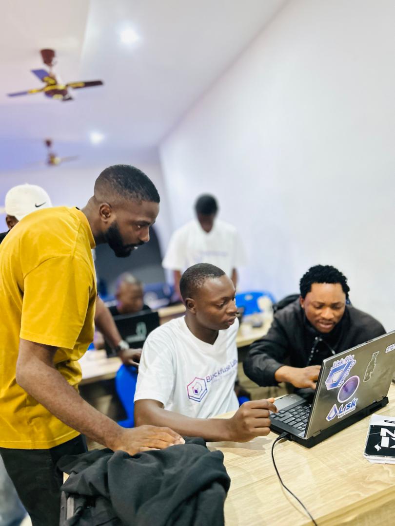 ScarFace of Blockfuse Labs (@scarfacedoteth) on Twitter photo The energy in our classrooms right now? Unreal. 💪
Lines of code, bold ideas, and onchain dreams, all coming alive on <a href="/base/">Base</a>
Can’t wait to show what our students at <a href="/blockfuselabs/">Blockfuse Labs</a> are building.
<a href="/buildonbase/">Base Build</a> <a href="/BasedWestAfrica/">Base West-Africa</a>
#Web3 #Base #DeFi #Blockchain The energy in our classrooms right now? Unreal. 💪
Lines of code, bold ideas, and onchain dreams, all coming alive on <a href="/base/">Base</a>
Can’t wait to show what our students at <a href="/blockfuselabs/">Blockfuse Labs</a> are building.
<a href="/buildonbase/">Base Build</a> <a href="/BasedWestAfrica/">Base West-Africa</a>
#Web3 #Base #DeFi #Blockchain