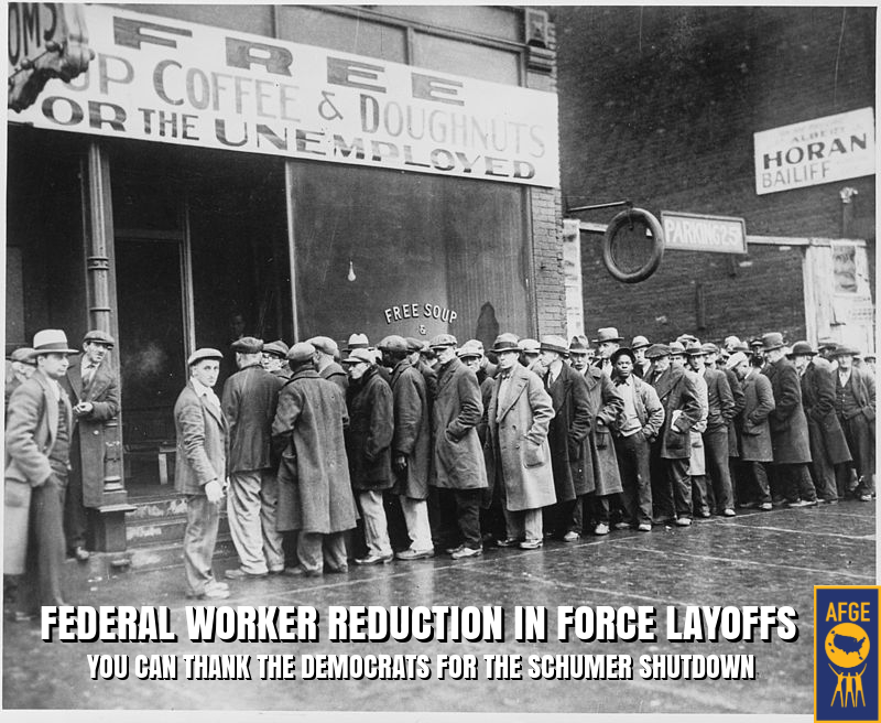MsEBL's tweet photo. EBL: FEDERAL WORKER REDUCTION IN FORCE LAYOFFS BEGIN 🤯 https://t.co/3qnHtXgGkR
#SchumerShutdown #HakeemJeffries #DemocratShutdown #RIF #ReductionInForce #FederalLayoffs #YourFired https://t.co/5d2ZEnsbnb